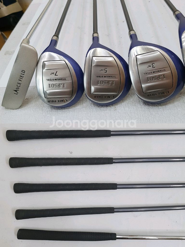 랭스필드 아이언 드라이버 등 여성용 골프채 풀세트--7