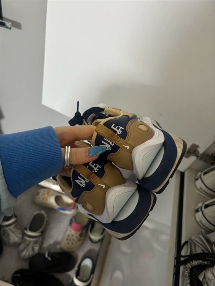 나이키x사카이 베이퍼와플 세서미블루 240--1