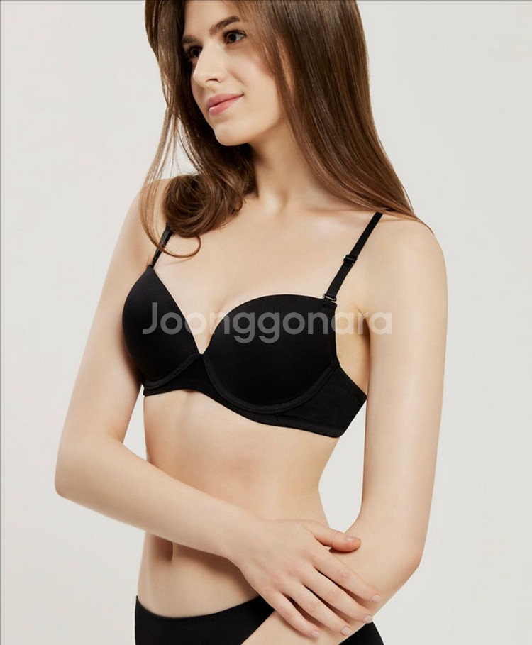 새상품) 비비안 블랙 브라 브래지어 75D--0