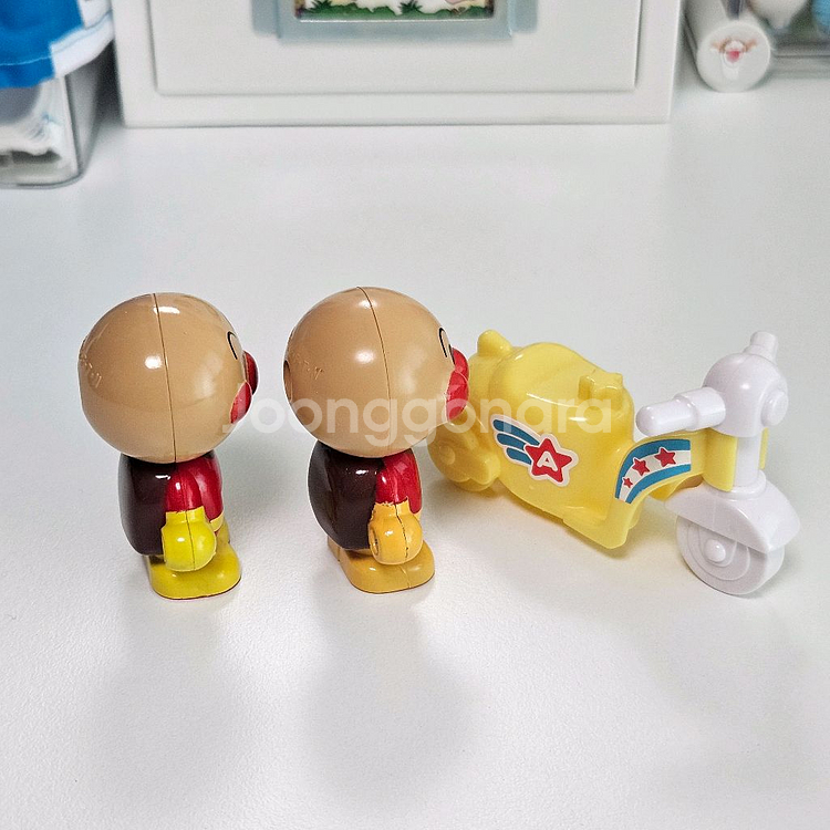 호빵맨 레고 오토바이 장난감 피규어--1