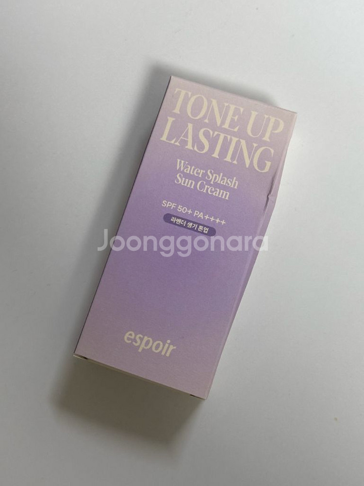 (새상품) 에스쁘아 워터스플래쉬 선크림 톤업 래스팅--0