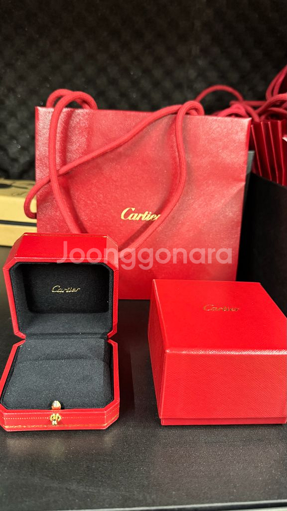 까르띠에 반지 케이스--2