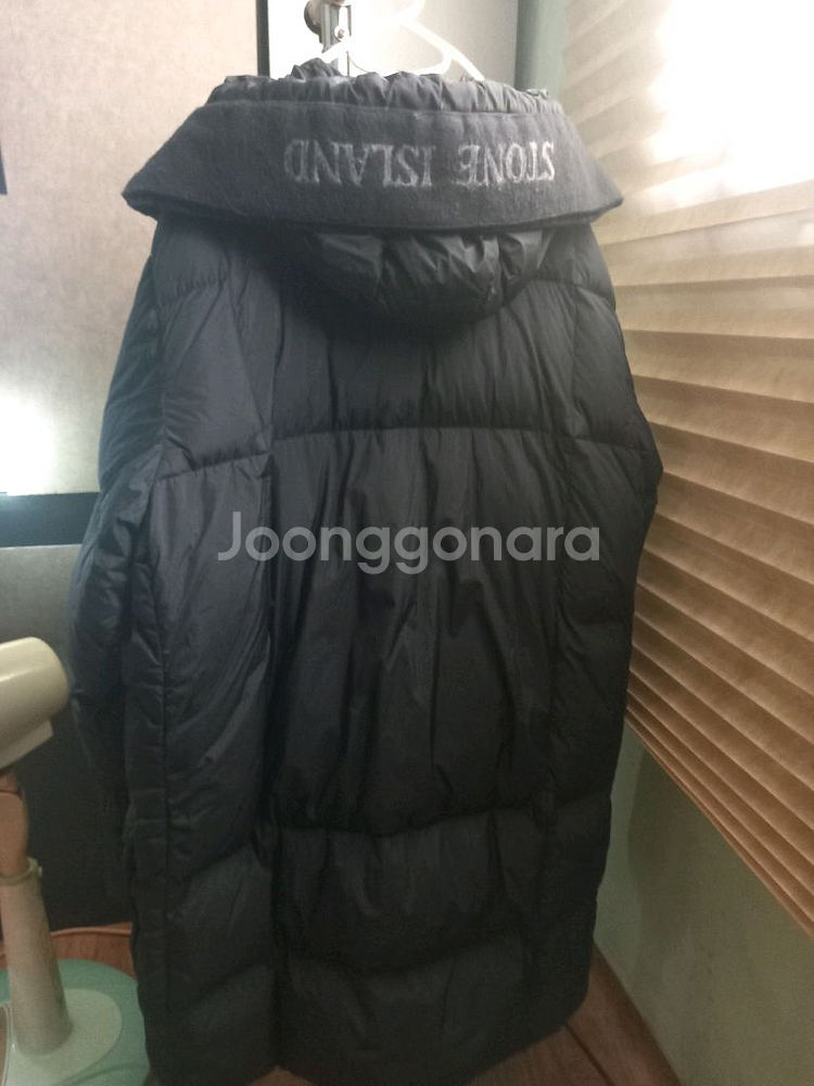 스톤아일랜드 크링클랩스 롱패딩--1