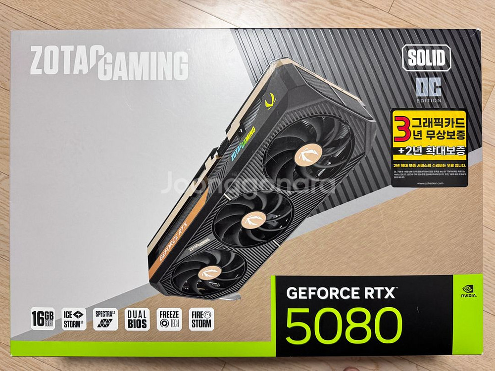 조택 RTX 5080 솔리드 OC--0