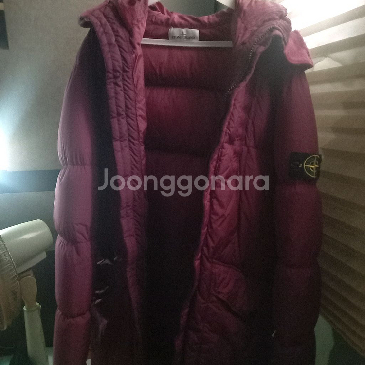 스톤아일랜드 크링클랩스 롱패딩--0
