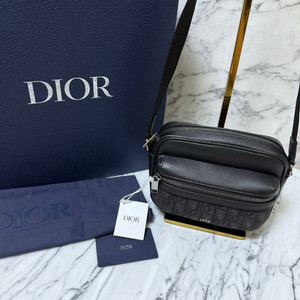 디올 오블리크 자카드 라이더 2.0 미니 메신저백