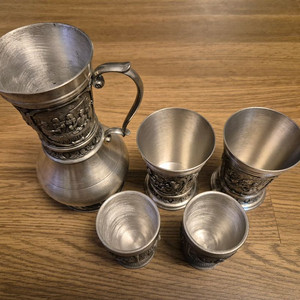 주석잔셋트 새상품