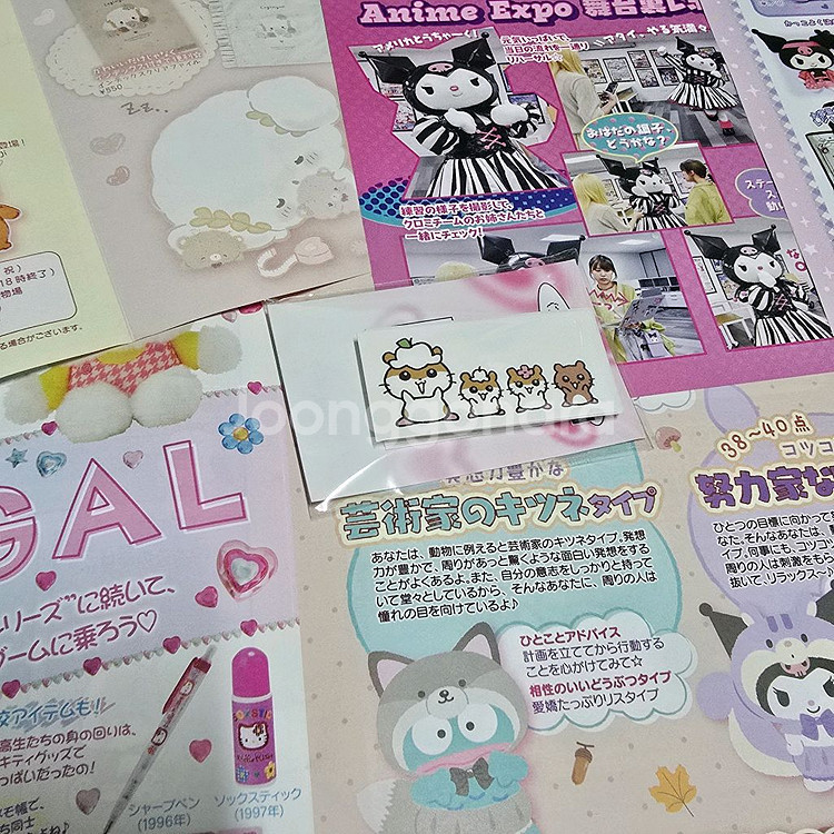 쿠리링 도무송 다꾸 스티커--0