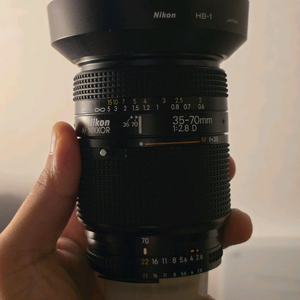 세개의 단렌즈 니콘 af 35-70 f2.8d