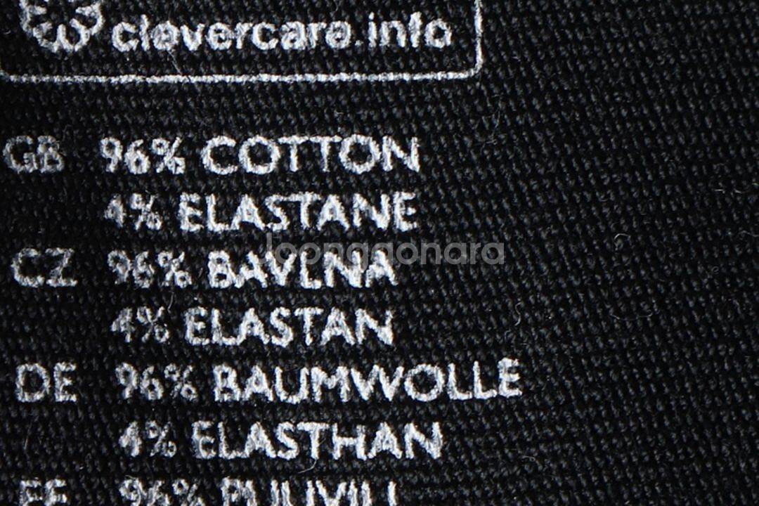 W(S-M) 코스 반팔 티셔츠 블랙 무지--5