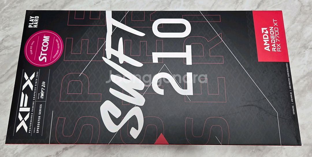 XFX 라데온 7700XT 팝니다.(as 28년 3월--0