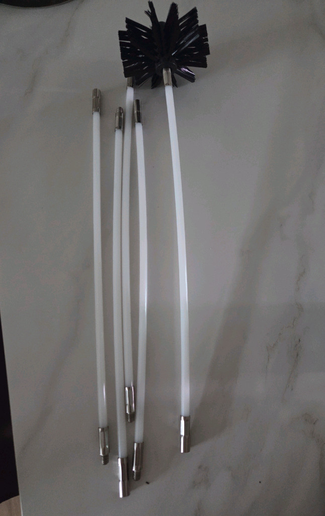 화목난로 스킨세이버 홀잭. 연통청소솔--2