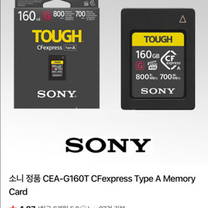 소니 CFex A타입 160GB 급처