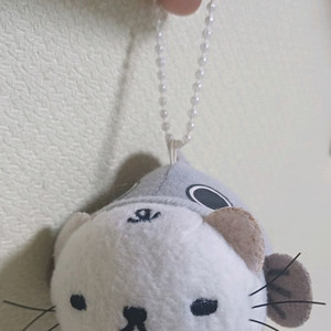 물고기 고양이 인형키링