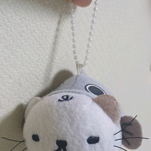 물고기 고양이 인형키링