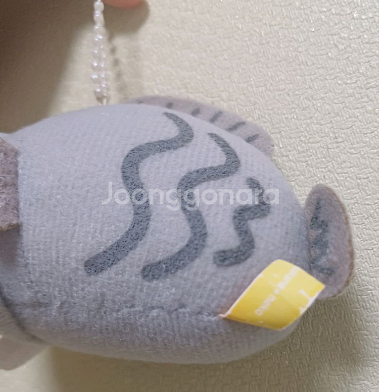 물고기 고양이 인형키링--2