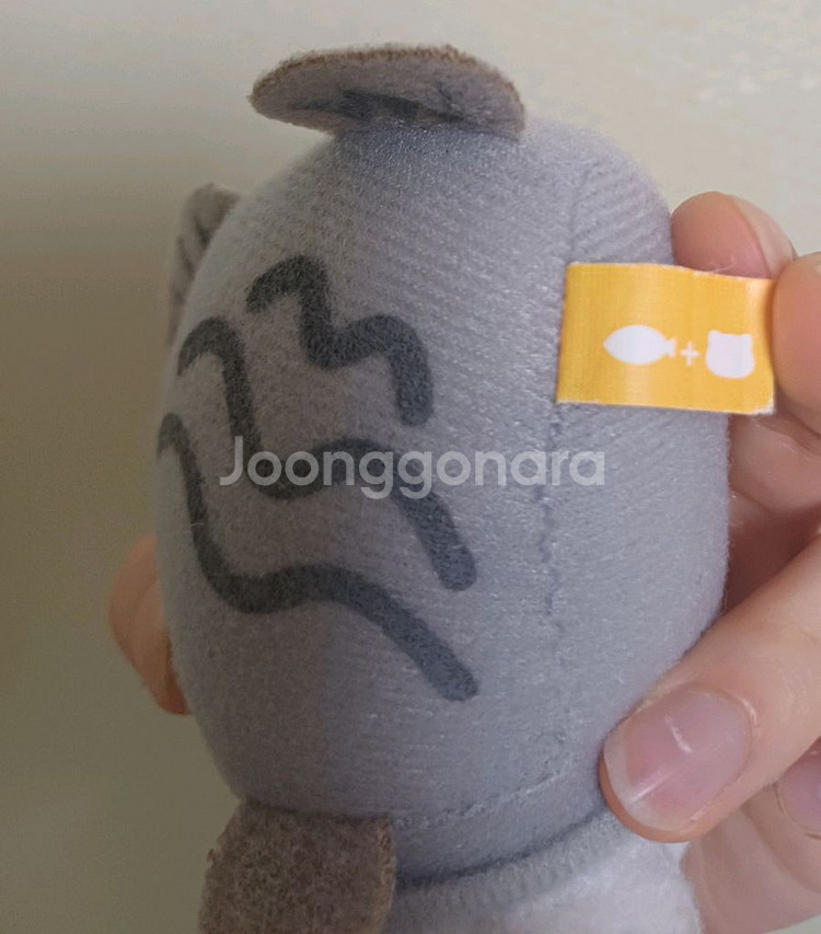 물고기 고양이 인형키링--3