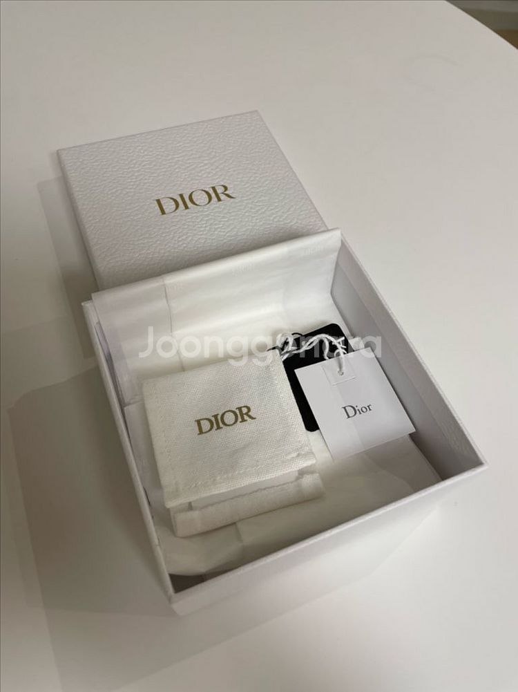 디올 쁘띠 CD 반지 실버 S,M 새상품 판매합니다--8