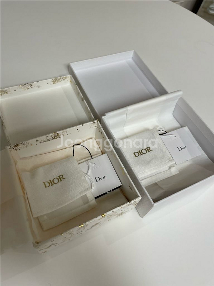 디올 쁘띠 CD 반지 실버 S,M 새상품 판매합니다--9