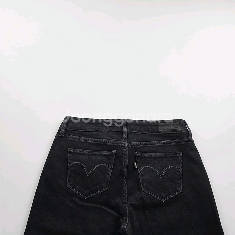 리바이스 청바지 흑청 스판 사이즈27 R1720--1