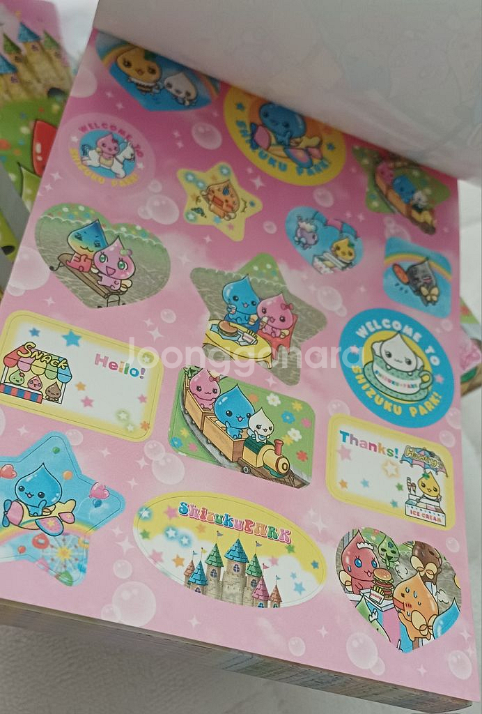 [고전문구] 물방울씨 메모패드 메모지 스티커--2