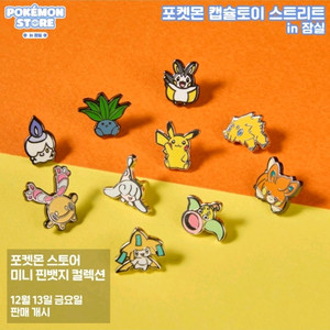 포켓몬팝업 포켓몬 미니핀뱃지