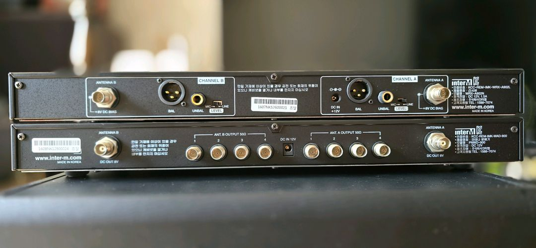 Inter-M 무선 수신기/안테나 분배기 이미지