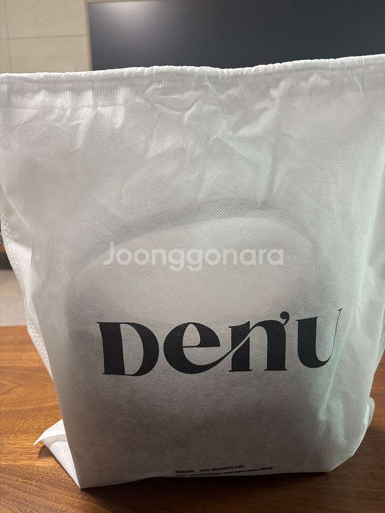 데누 DENU 위빙토트백 새상품! 블랙/브라운--6