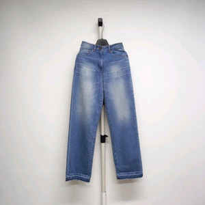 새 타임 TIME 하이웨스트 데님 일자통핏 팬츠 33.