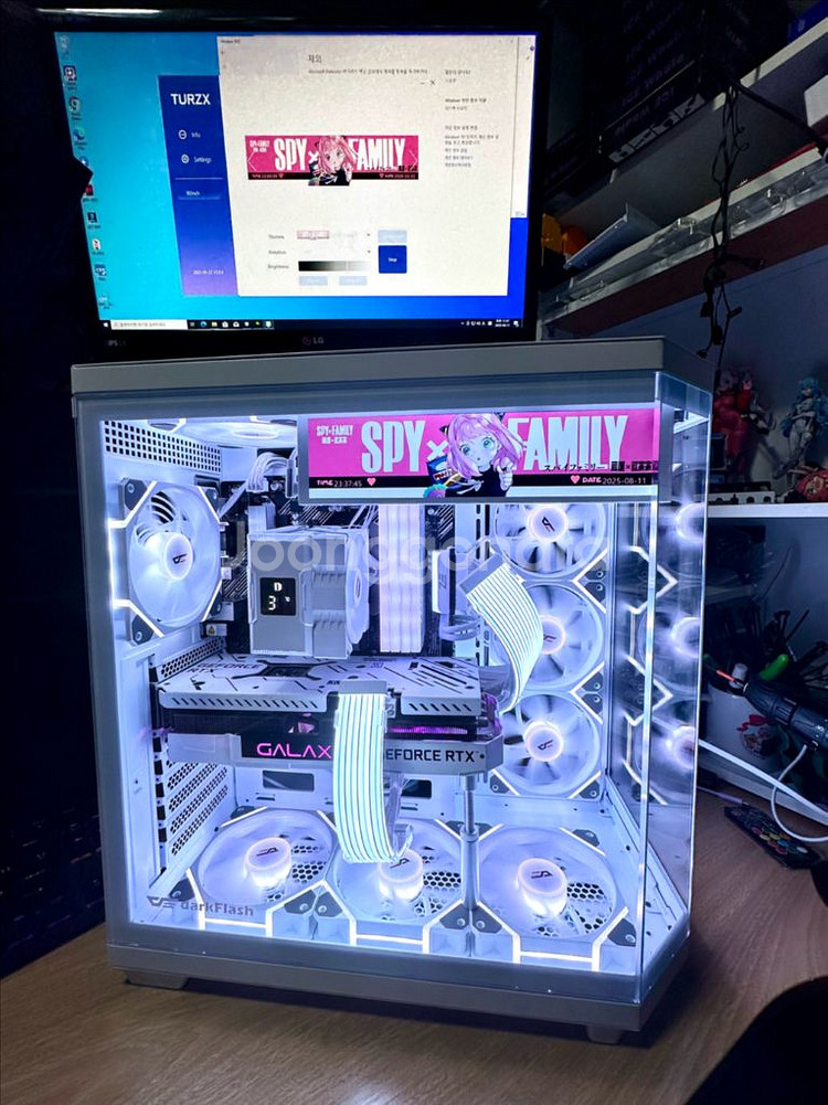 데스크탑 PC 컴퓨터 팝니다. 게이밍·영상편집·화이트--0