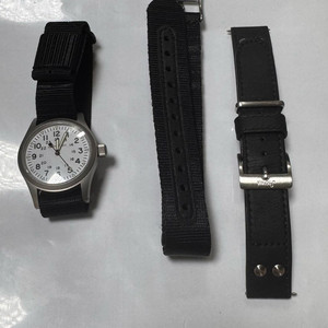 해밀턴 카키필드 메카니컬 흰판 38mm