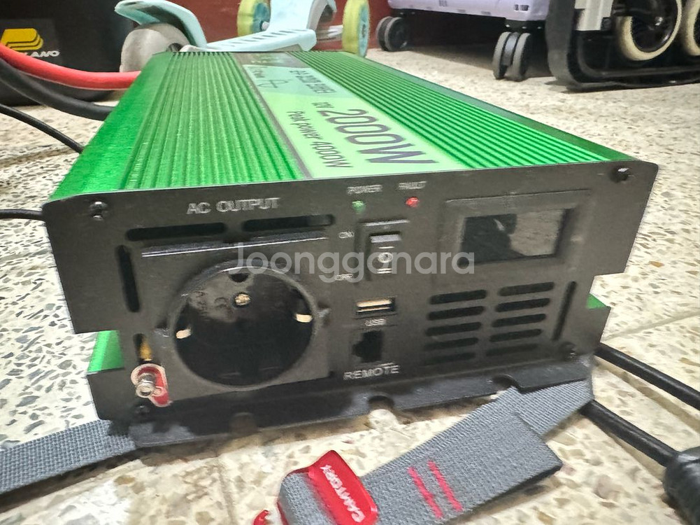 파워뱅크200A+인버터2000W 세트--2
