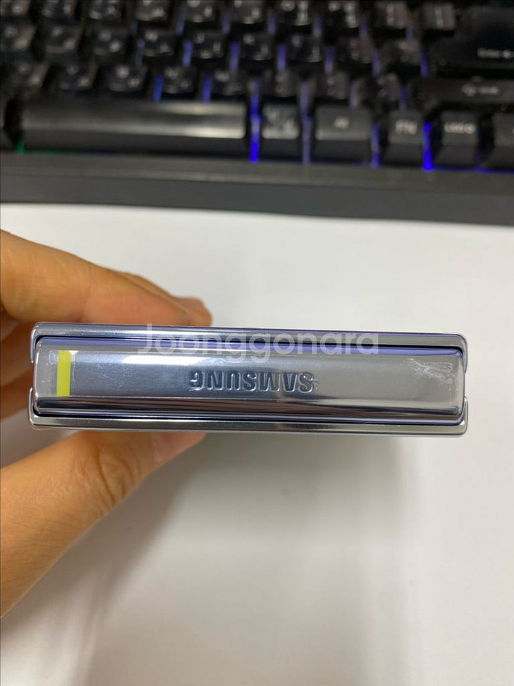 삼성리퍼폰미사용 갤럭시Z플립4 블루 특SSS급--5