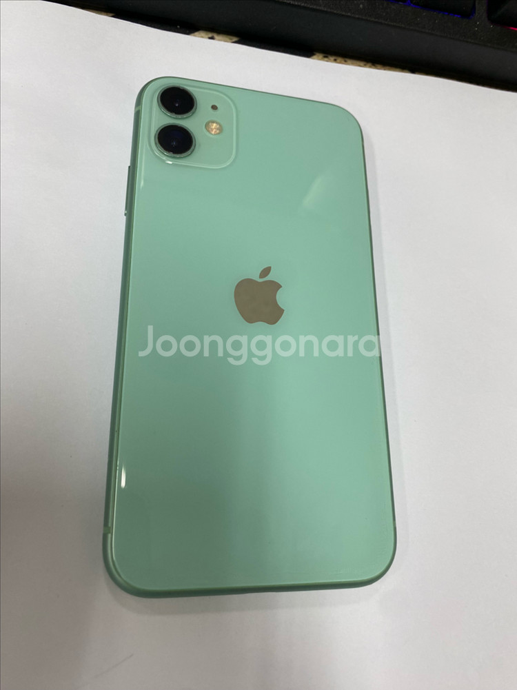 아이폰11 민트 A급 64GB 무잔상 배터리100%--0