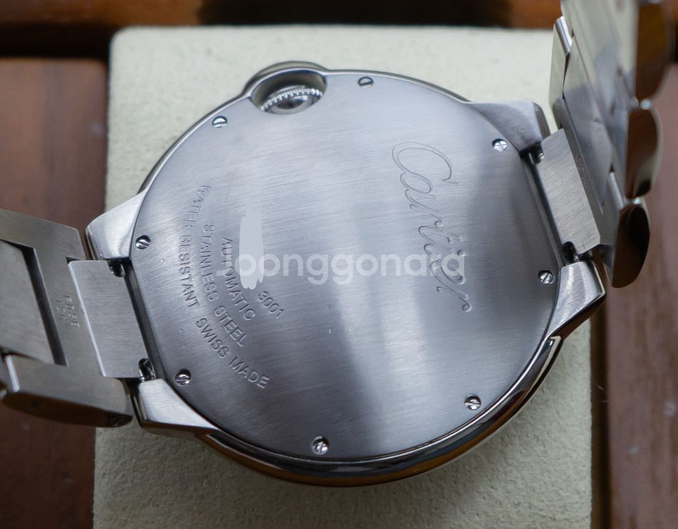 까르띠에 발롱블루 42 오토매틱 시계--1