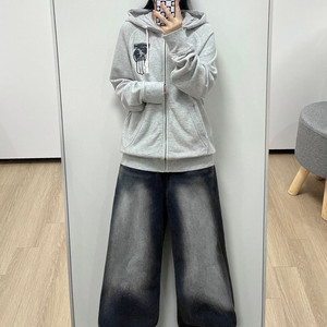 나이키 International 백로고 그레이 후드집업