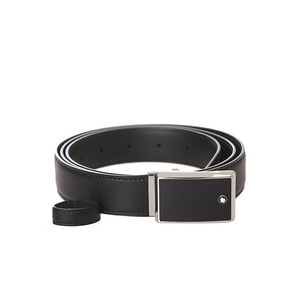 몽블랑 프레임 사피아노 블랙 남자 벨트 114421
