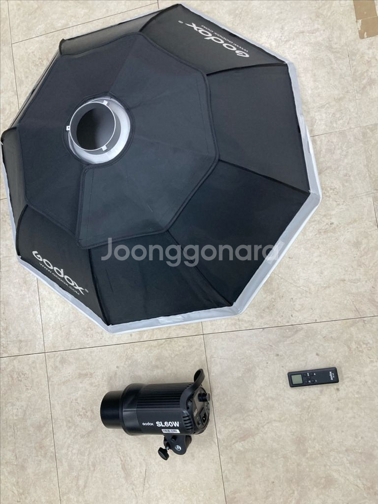 Godox SL60W 조명 + 소프트박스 세트--0