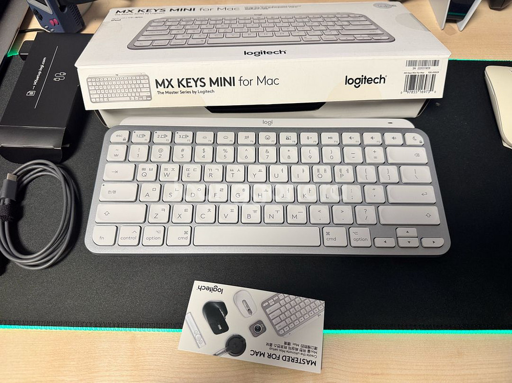 MX keys mini for mac 화이트--0
