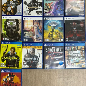 PS4/PS5 타이틀 판매합니다.
