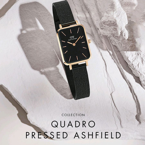 다니엘웰링턴 스퀘어 QUADRO PRESSED ASHF