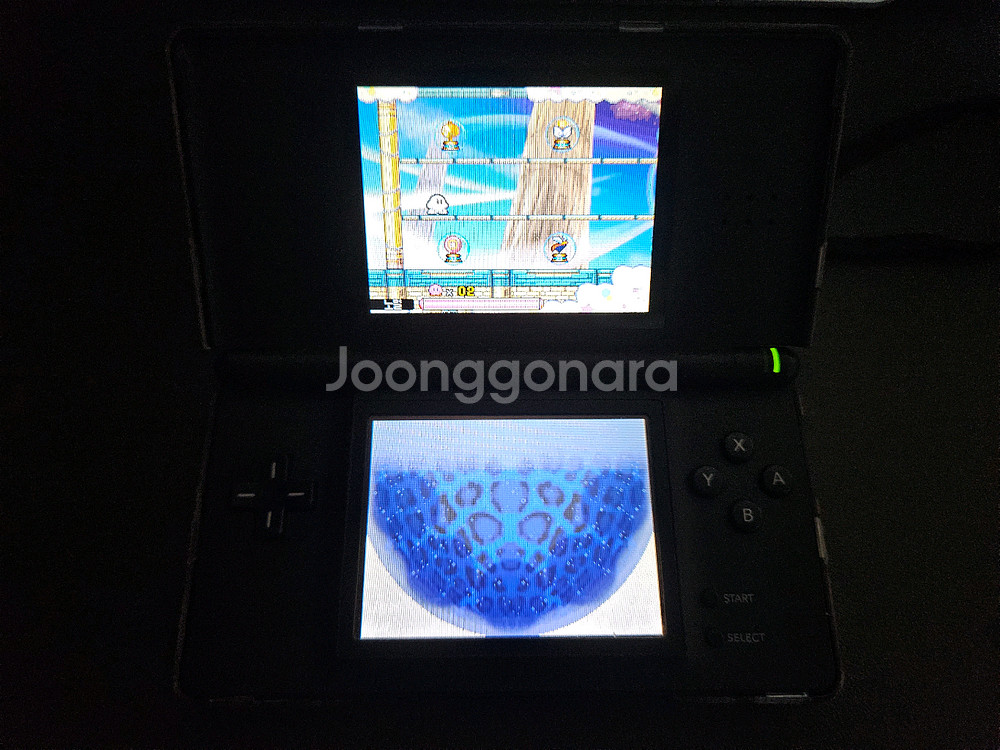 닌텐도 DS lite (블랙) + TT칩 + 별의 커비--2