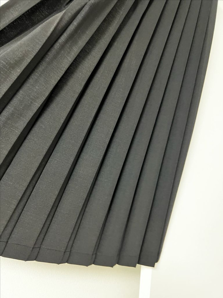 유노이아 플리츠 랩 pleats wrap 블랙--6