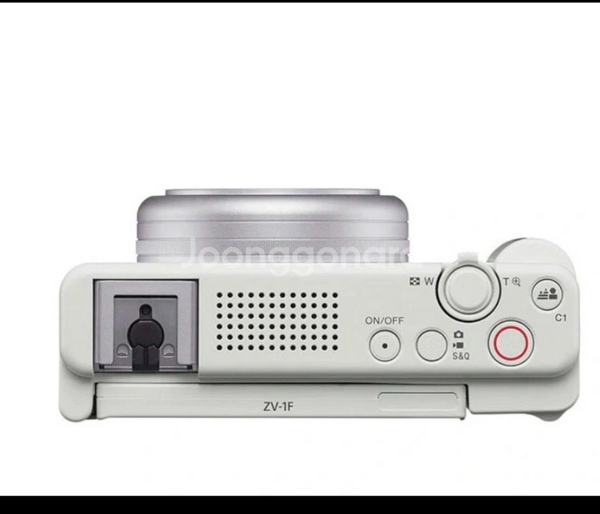 소니 ZV-1F 브이로그 카메라 화이트--0