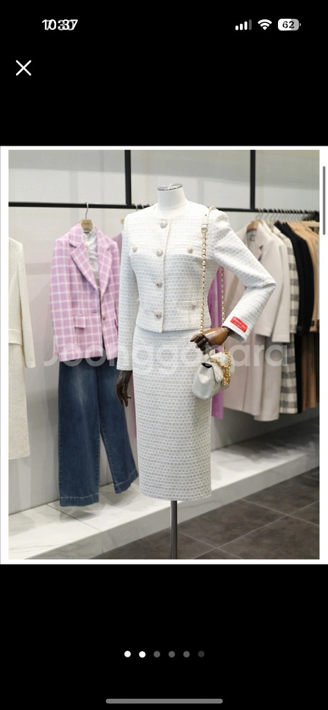 모조에스핀 트위드 셋업--0