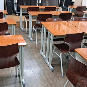 몇번안쓴 일인용책상 학원책상 학원의자 하이팩의자 20셋