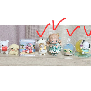 피규어 전시상품 할인 (산리오, 몰티즈, 모프샌드 등)