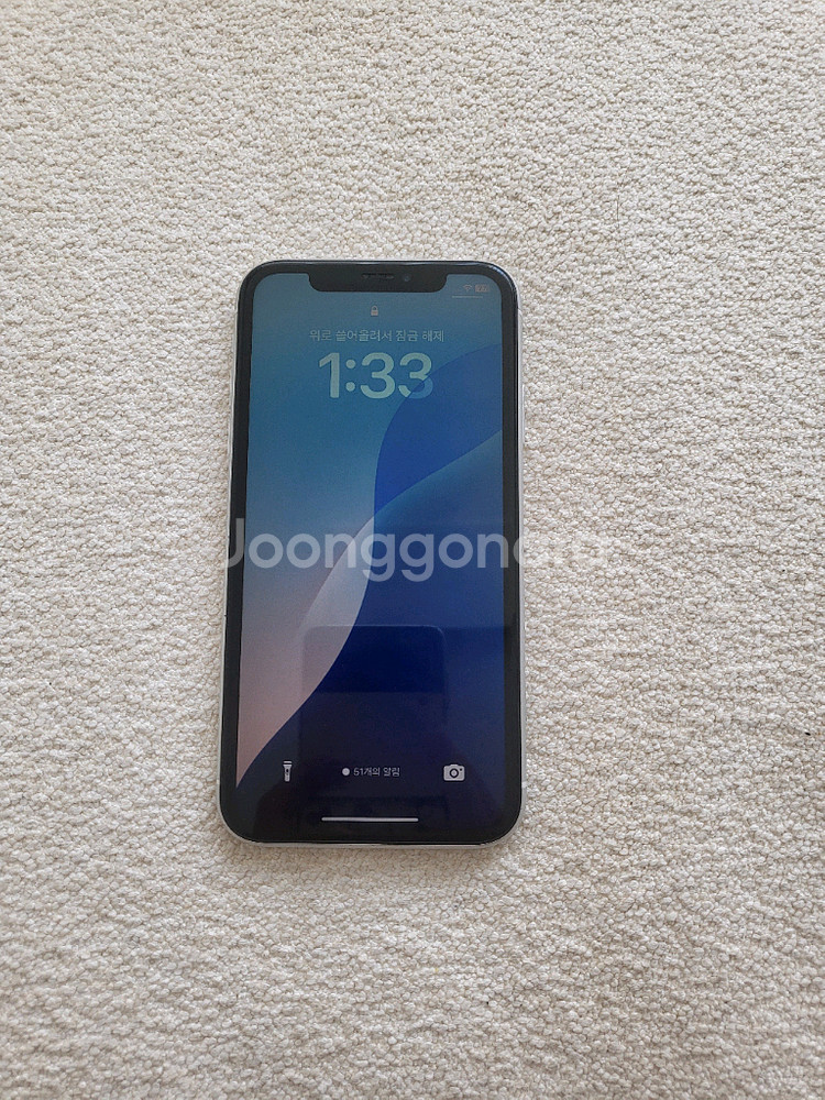아이폰 xr 64기가 화이트 실버--0