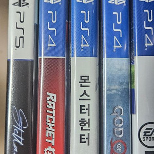ps4 5 cd 일괄 팔아요 택포