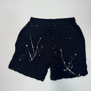 매스노운 빈티지 자카드 밴딩 하프 반바지 L